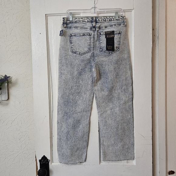 Indigo Rein Junior's High Rise Straight Leg Above Ankle Jeans Size 11/29 NWT - Picture 5 of 8